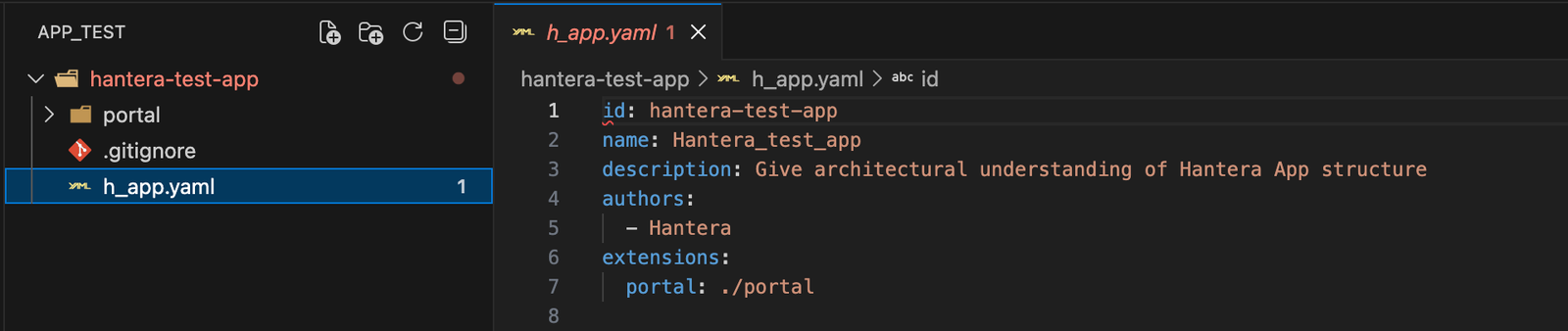 Generated Hantera App Manifest